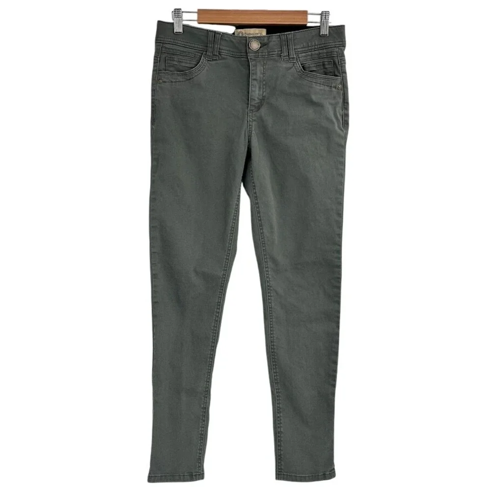 Democracy Ab Technology Olive Green Women's Pants Stretch Jeans‎ Size 6